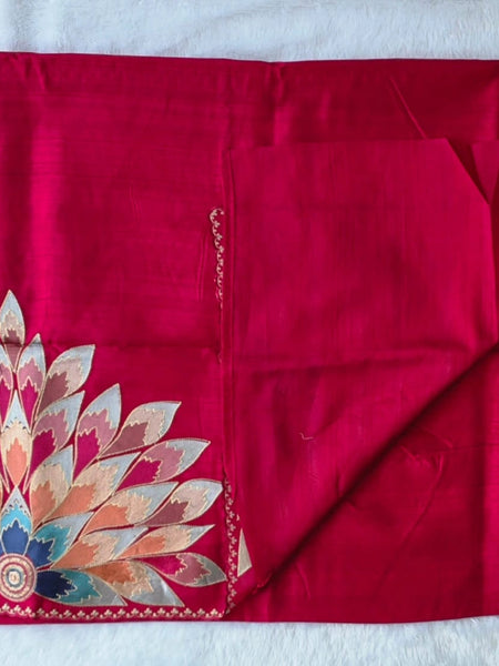 Matka Rani Pink Silk Saree