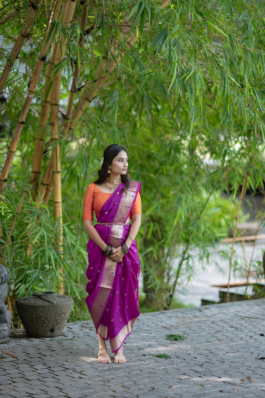 Paithani Chanderi Silk Saree
